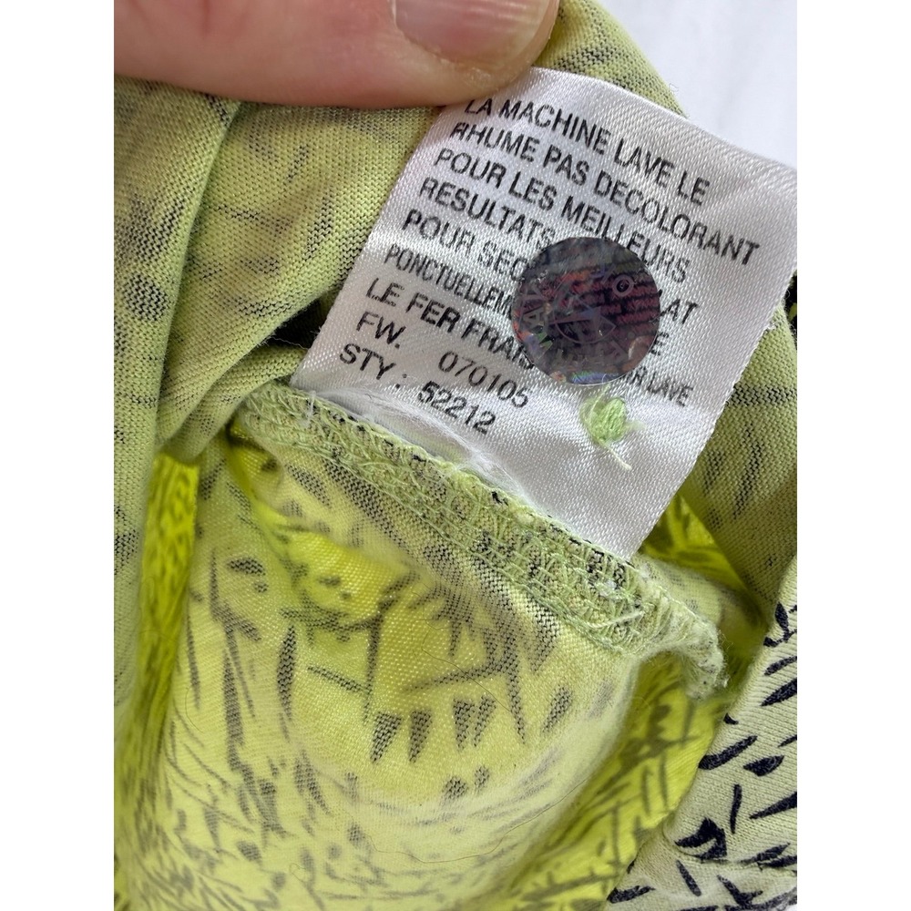 Vintage Jamie Sadock Geometric Asymmetrical Golf Top Large - Picture 4 of 7